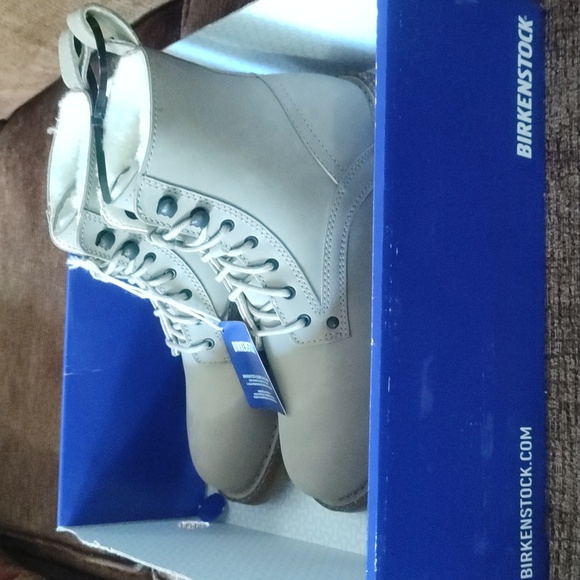 BIRKENSTOCK Bryson Shearling Color Beige Taupe Unisex - Picture 4 of 4